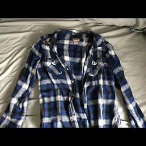 Blue Plaid Flannel